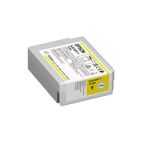 Epson SJIC42P-Y Ink cartridge for ColorWorks C4000e ( Yellow)