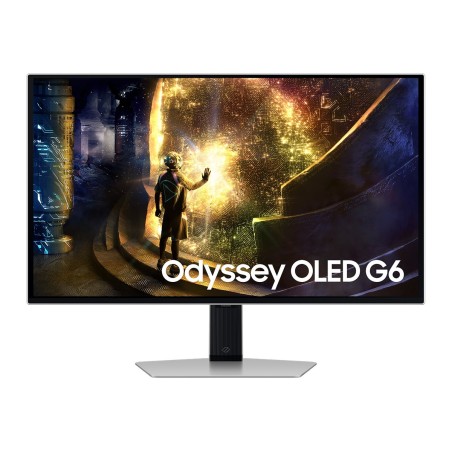 Monitor|SAMSUNG|LS27DG610SUXEN|27"|Gaming|Panel OLED|2560x1440|16:9|240Hz|Matte|0.03 ms|Swivel|Pivot|Height adjustable|Tilt|Colour Silver|LS27DG610SUXEN