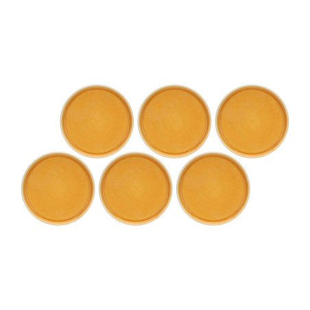 Arpeggio Set 6 salad plates 21 cm, orange
