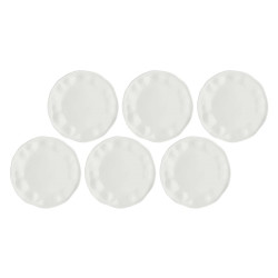 Set of 6 dinner plates 28 cm