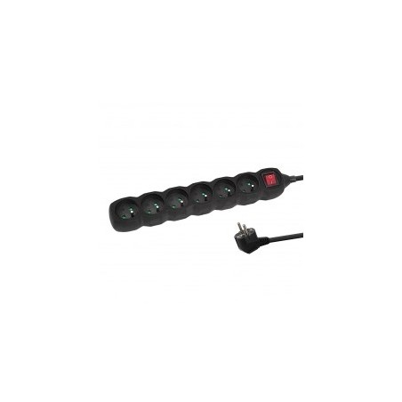 Esperanza ELK218K power extension 3 m 6 AC outlet(s) Indoor Black