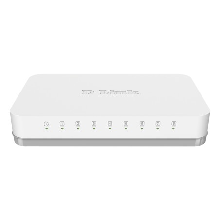 D-Link | Switch | GO-SW-8G/E | Unmanaged | Desktop | Gigabit Ethernet (copper) ports quantity 8