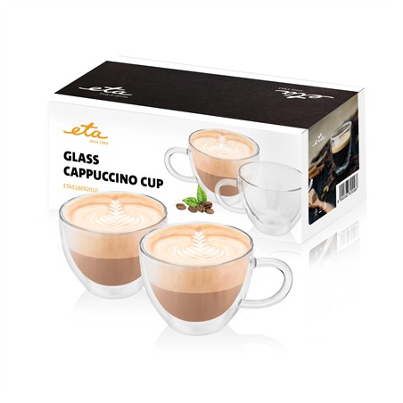 ETA | Cappuccino glasses | ETA518092010 | For coffee | 2 pc(s) | Dishwasher proof