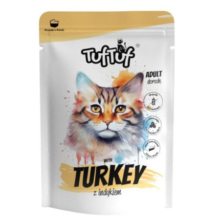 TUF TUF with turkey - wet cat food - 100g