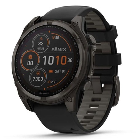 SMARTWATCH FENIX 8 SAPP. SOLAR/BLACK/GRAY 010-02906-11 GARMIN