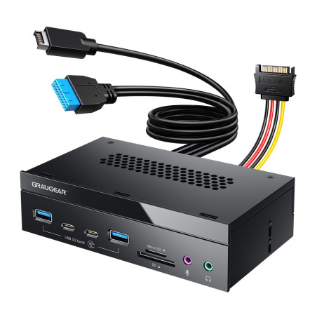 Front Panel 4-Fold + Card Reader USB,SD,Micro
