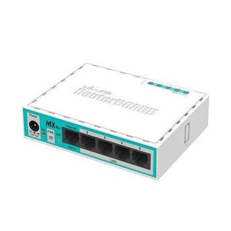 NET ROUTER 10/100M 5PORT/HEX LITE RB750R2 MIKROTIK