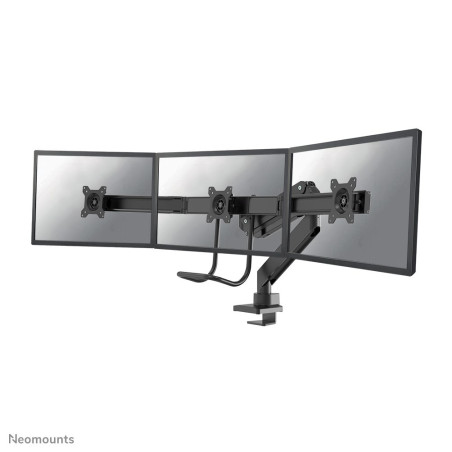 Neomounts NM-D775DX3BLACK Monitor arm 17-27" - gas spring - Topfix - 180°-stop