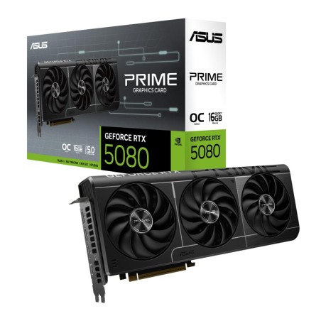Graphics Card|ASUS|NVIDIA GeForce RTX 5080|16 GB|GDDR7|256 bit|PCIE 5.0 16x|1xHDMI|3xDisplayPort|PRIME-RTX5080-O16G