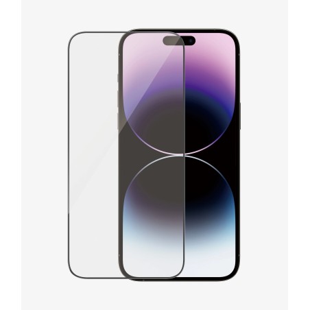 PanzerGlass | Screen protector | Apple | iPhone 14 Pro Max | Glass | Clear | Ultra-Wide Fit; Easy installation; Privacy Filter; Fingerprint resistant | Anti-Reflective