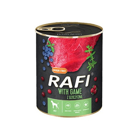 DOLINA NOTECI Rafi with game - wet dog food - 800g