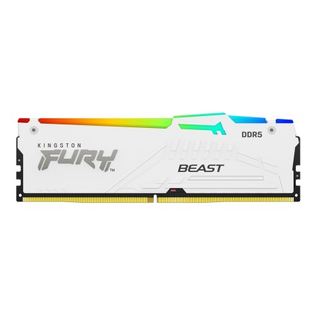KINGSTON 32GB 6000MT/S DDR5 CL36 DIMM FURY BEAST WHITE RGB EXPO