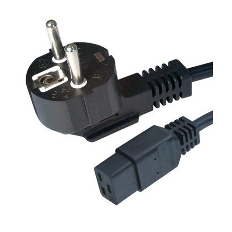 Gembird Type F/C19 1.8m Black Power plug type F C19 coupler