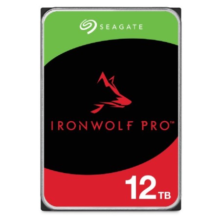 Seagate IronWolf Pro internal hard drive 12 TB 256 MB 3.5" Serial ATA III (ST12000NT001)