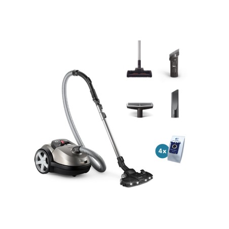 Vacuum Cleaner|PHILIPS|Cordless|900 Watts|Capacity 4 l|Noise 75 dB|Black / Grey|Weight 5.3 kg|XD8152/12