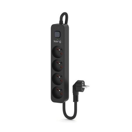KERG power strip with circuit breaker-4 sockets 16A 5m