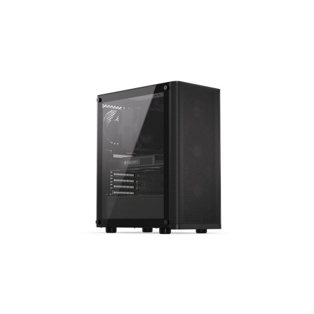 Case|ENDORFY|Ventum 200 Air|MicroTower|Case product features Transparent panel|Not included|ATX|MicroATX|MiniITX|Colour Black|EY2A002