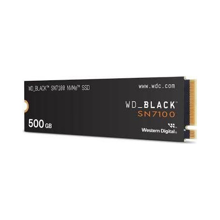 SSD|SANDISK|Read speed 6800 MB/s|Write speed 5800 MB/s|NVMe Yes|PCI Express 4.0|M.2|500 GB|POWERED BY SANDISK|Black SN7100|WDS500G4X0E