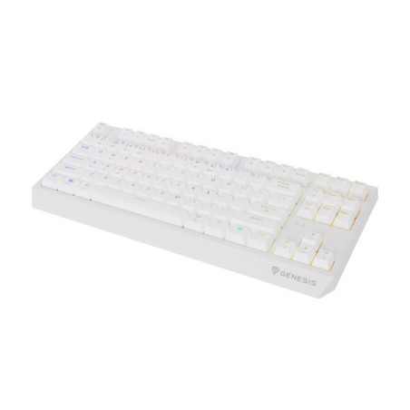 Genesis THOR 230 | Mechanical Gaming Keyboard | Wireless | US | White | 2.4 GHz, Bluetooth, USB | Outemu Red