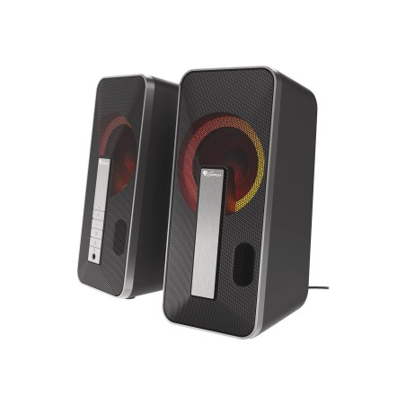 Genesis | Computer Speaker | Helium 100BT RGB | Bluetooth | Silver/Black | Gaming Speakers | Wireless connection