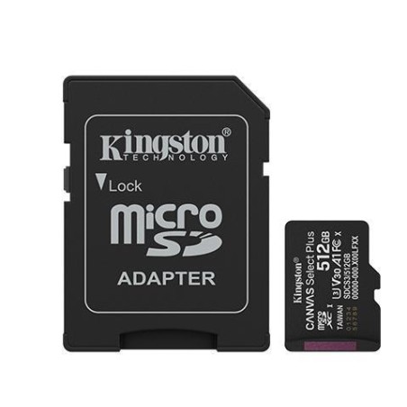 MEMORY MICRO SDXC 512GB UHS-I/W/ADAPTER SDCS3/512GB KINGSTON