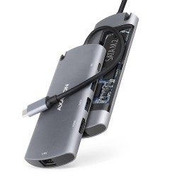 I/O HUB USB-C 6IN1 SATA...