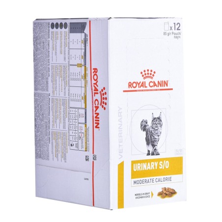 ROYAL CANIN Urinary S/O Moderate Calorie - wet cat food - 12 x 85g