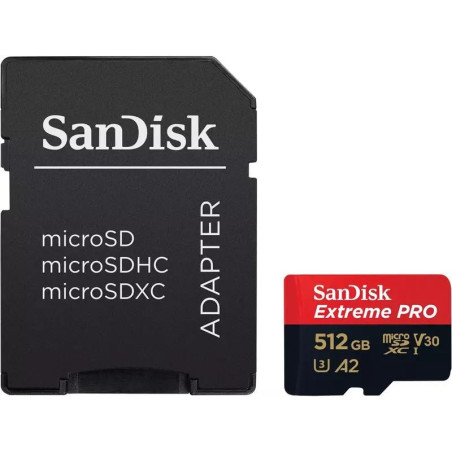 MEMORY MICRO SDXC 512GB UHS-I/W/A SDSQXCD-512G-GN6MA SANDISK