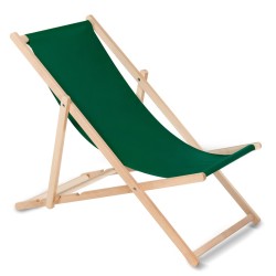 Classic beech lounger...