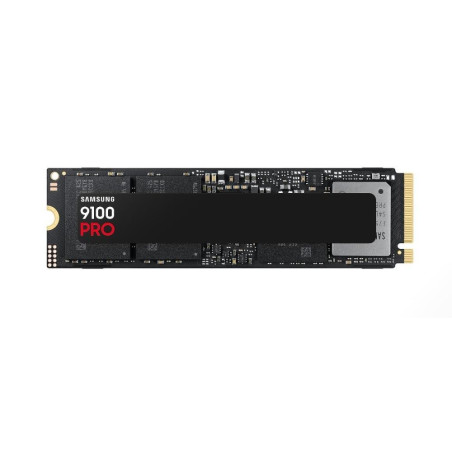 Samsung 9100 PRO | Solid state drive | 4000 GB | SSD form factor M.2 2280 | Solid-state drive interface PCI Express 5.0 x4 (NVMe) | Read speed 14800 MB/s | Write speed 13400 MB/s