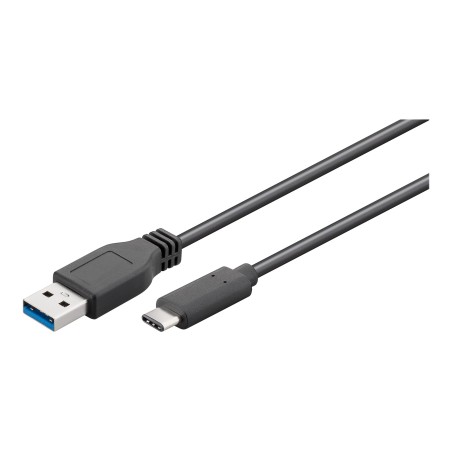 Goobay 71221 USB-C to USB A 3.0 cable, black, 2m | Goobay | USB-C to USB-A USB-C male | USB 3.0 male (type A)