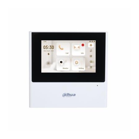 MONITOR LCD 4.3" IP DOORPHONE/WIFI POE VTH2611L-WP DAHUA