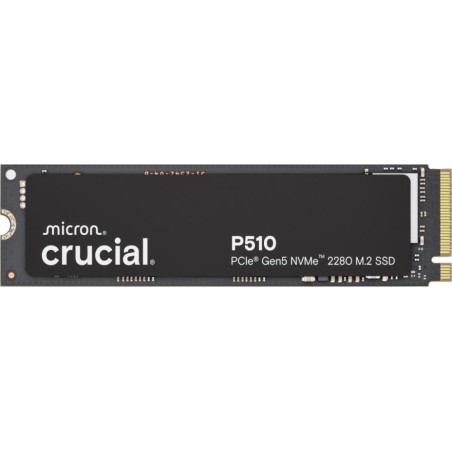 SSD|CRUCIAL|P510|1TB|M.2|PCIe Gen5|NVMe|TLC|Write speed 9500 MBytes/sec|Read speed 11000 MBytes/sec|TBW 600 TB|CT1000P510SSD8