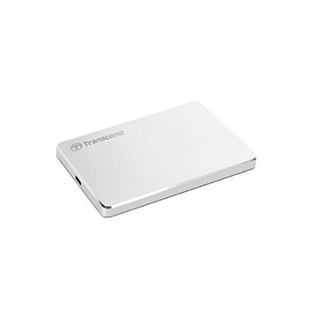 External HDD|TRANSCEND|StoreJet|1TB|USB 3.1|Colour Silver|TS1TSJ25C3S