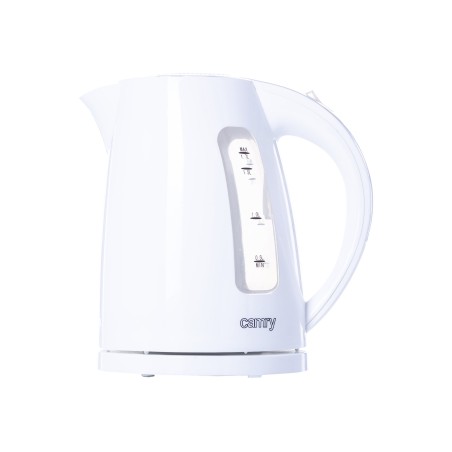 Camry | Kettle | CR 1255 | Standard | 2200 W | 1.7 L | Plastic | 360° rotational base | White