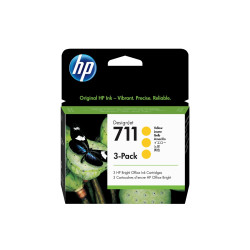 HP 711 3-pack 29-ml Yellow...