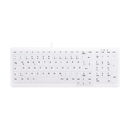 Contour Design Active Key Contour ClassicClean Medical Keyboard Removable Cover Compact Wired White DE C7000