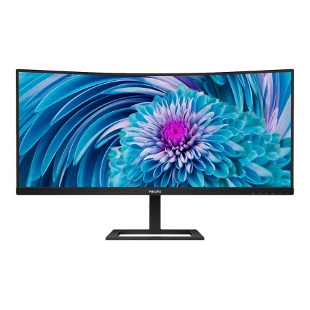Philips | UltraWide LCD Monitor | 346E2CUAE | 34  " | VA | WQHD | 21:9 | 100 Hz | 4 ms | 3440 x 1440 | 300 cd/m² | HDMI ports quantity 1 | Black | Warranty 36 month(s)