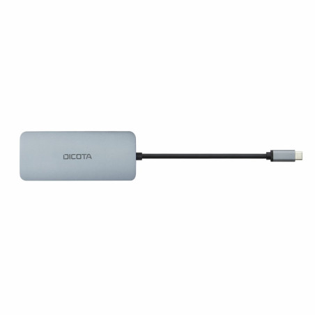 Dicota USB-C 8-in-1 Multi Hub 4K PD 100W silver