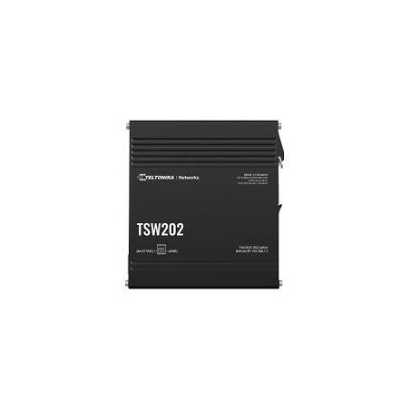 Switch|TELTONIKA|TSW202|Type L2|2xSFP|8xRJ45|PoE+ ports 8|240 Watts|TSW202