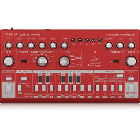 Behringer TD-3-RD synthesizer Analog synthesizer Red