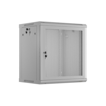 19 12U 600X450 Perforated Door Grey Rack Cabinet