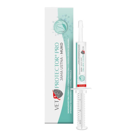 JM SANTE Vet Protector Pro Muko - protective dental gel for dogs and cats – 15 ml