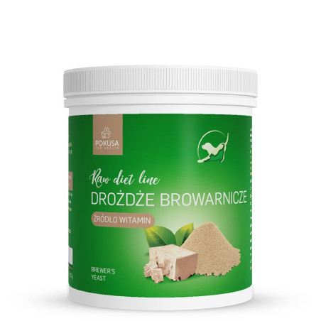 POKUSA RawDietLine Brewer's yeast - supplements for dogs and cats - 250g