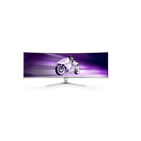 Philips Evnia 8000 49M2C8900/00 computer monitor 124.2 cm (48.9") 5120 x 1440 pixels Dual QHD QD-OLED White