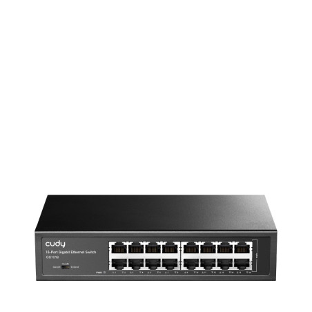 Cudy GS1016 network switch Unmanaged Gigabit Ethernet (10/100/1000) Black