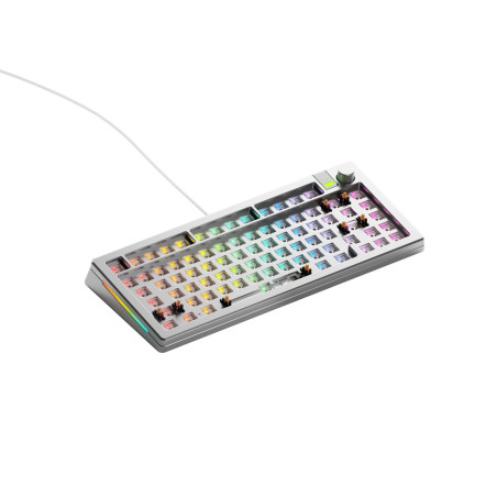 Glorious Gaming GMMK 3 PRO 75% Barebones Wired Silver - US